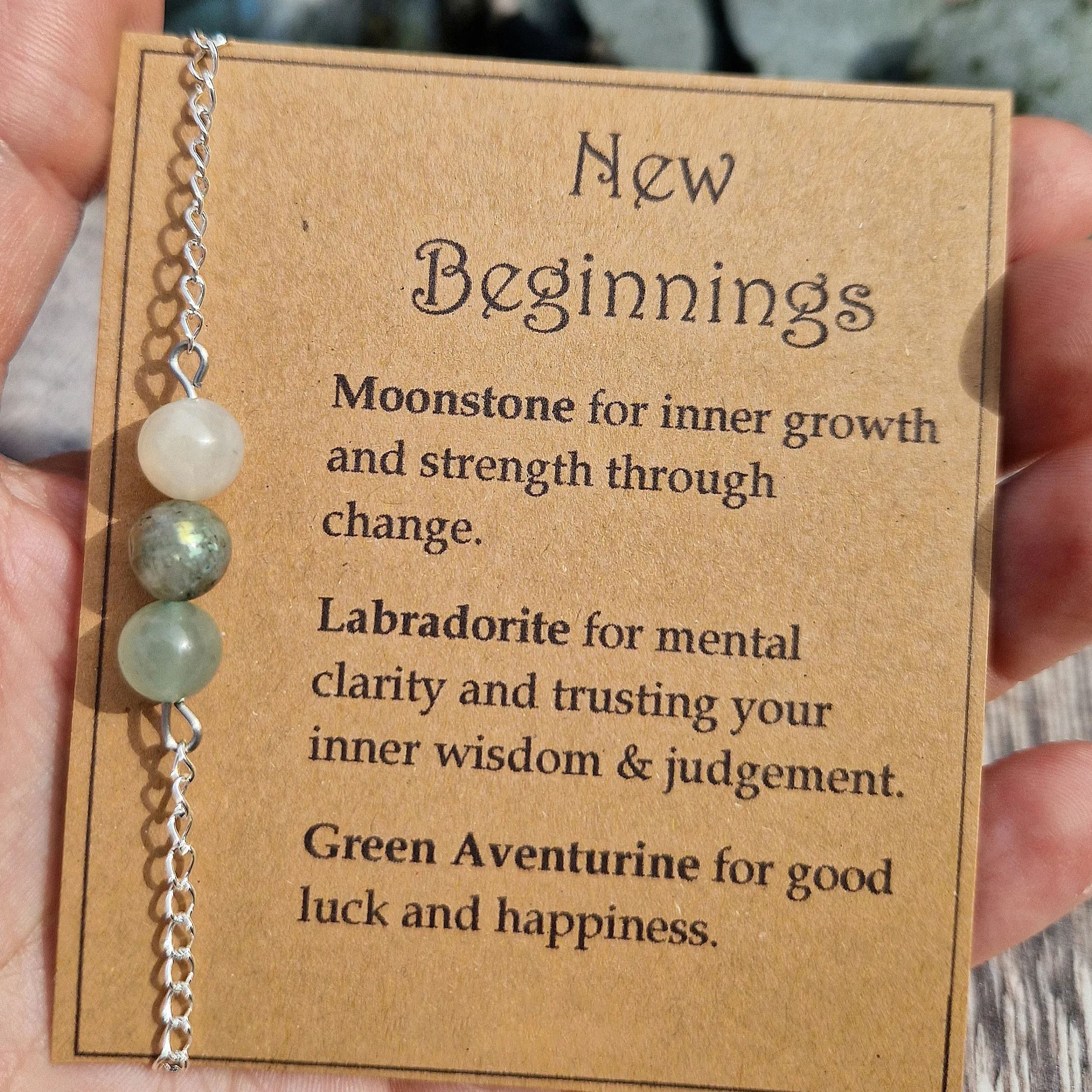 💕Emotional Support Gemstone Bracelet✨