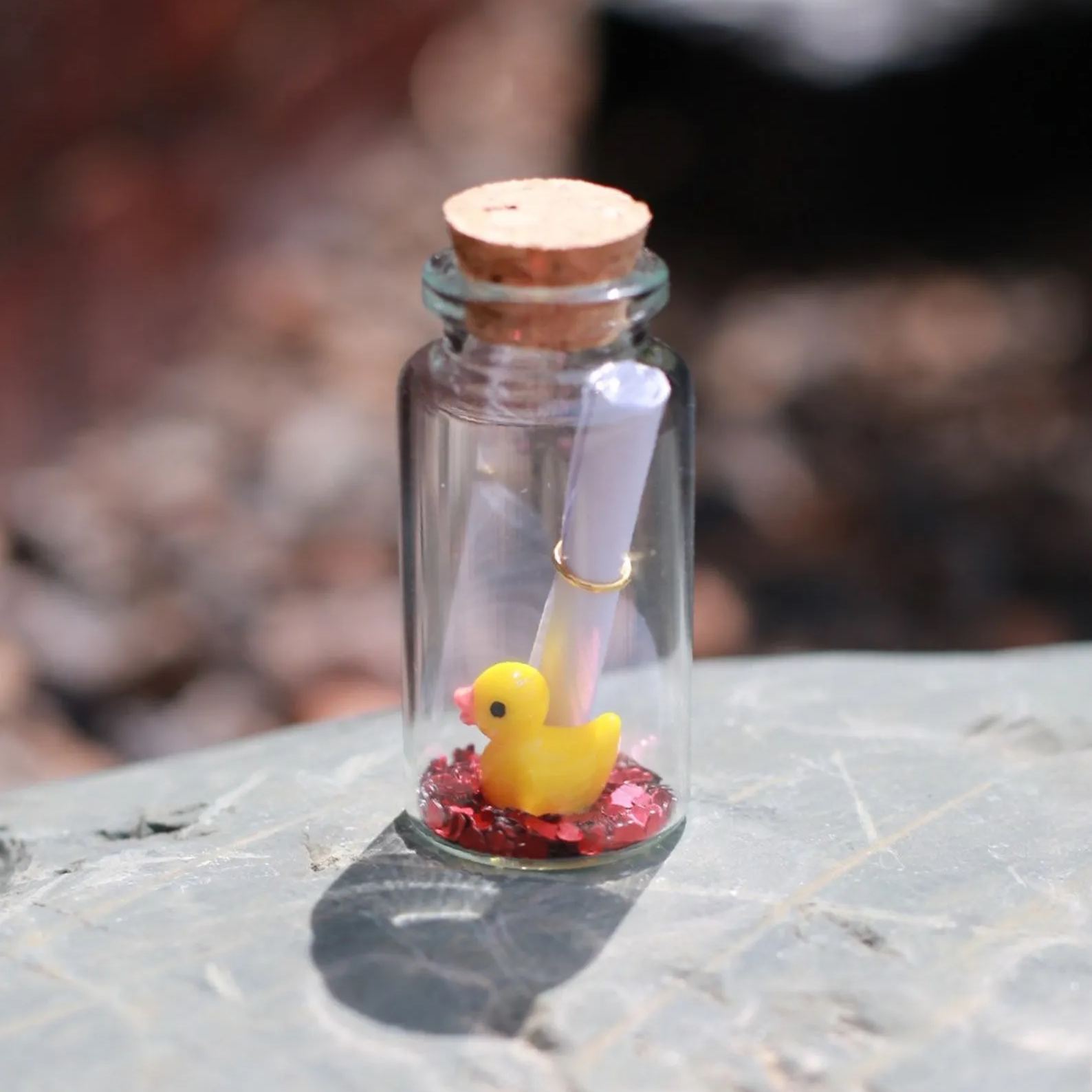 Cute Animals Message in a Bottle