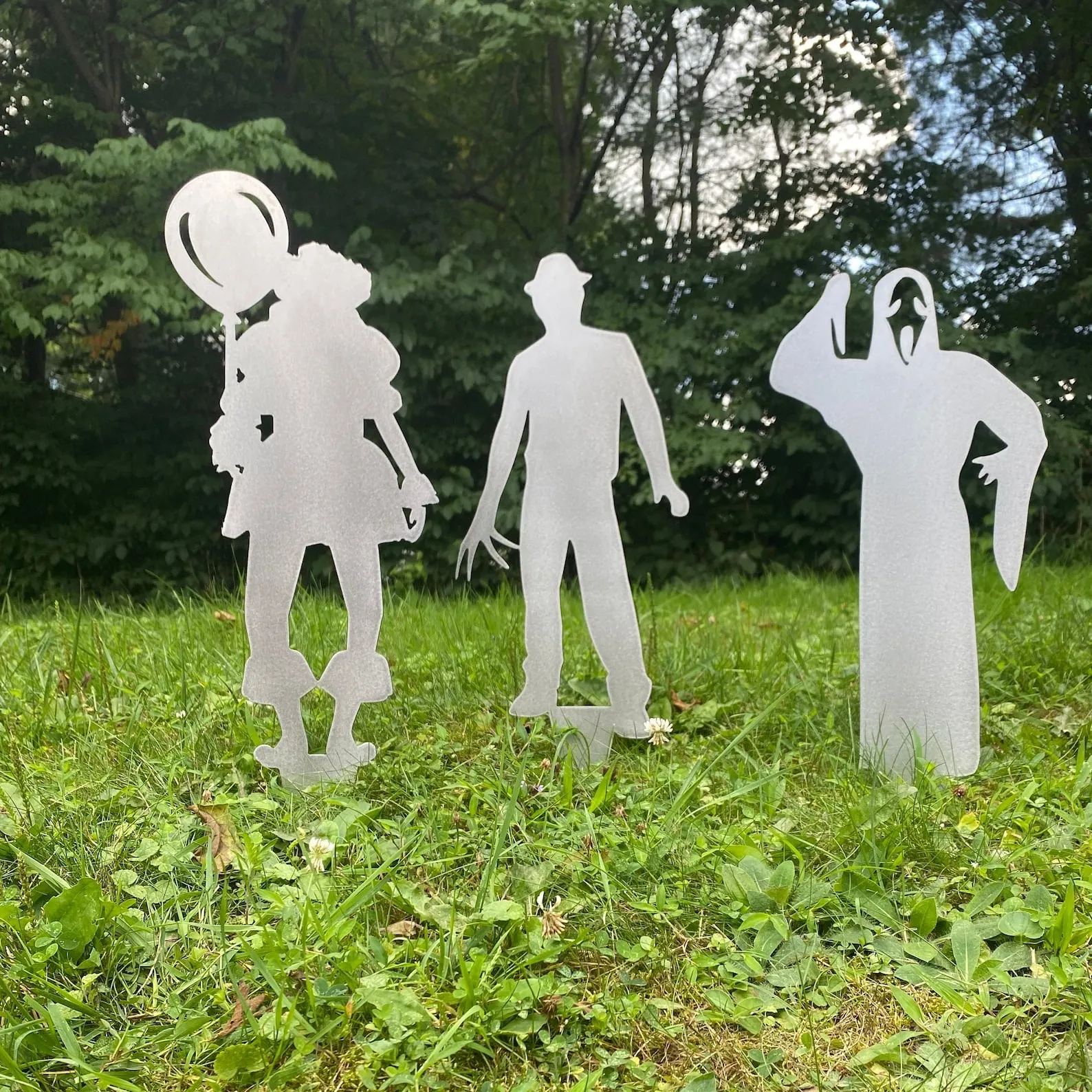 Halloween Horror Movie Metal Yard Stakes