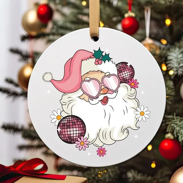 Funny Christmas Ceramic Ornament