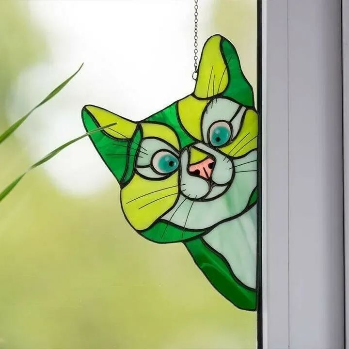 🐱Halloween Black Cat Suncatcher For Window