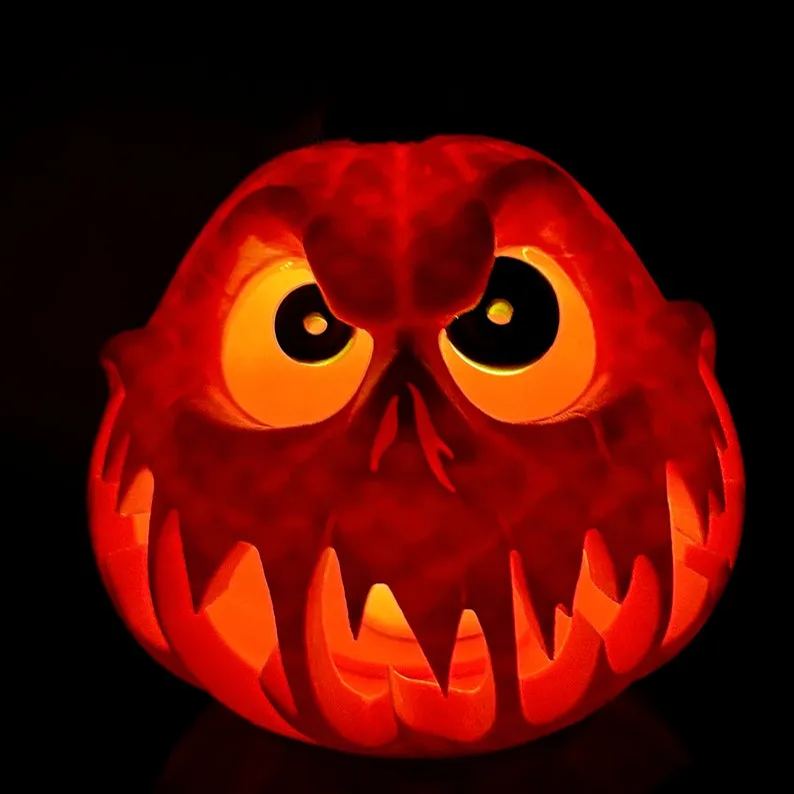 Scary Halloween Pumpkin Decor