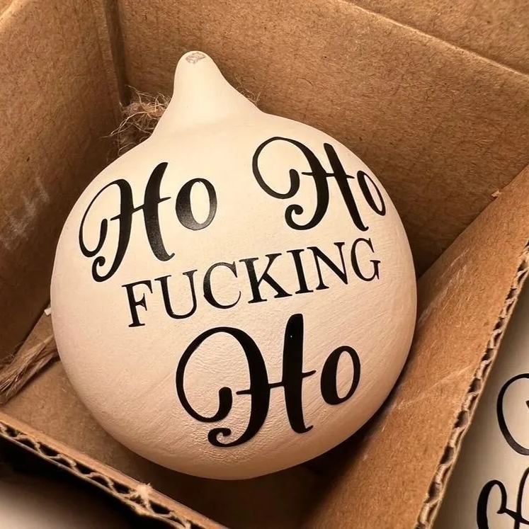 🎁Christmas Funny Offensive Bauble-Rude Baubles