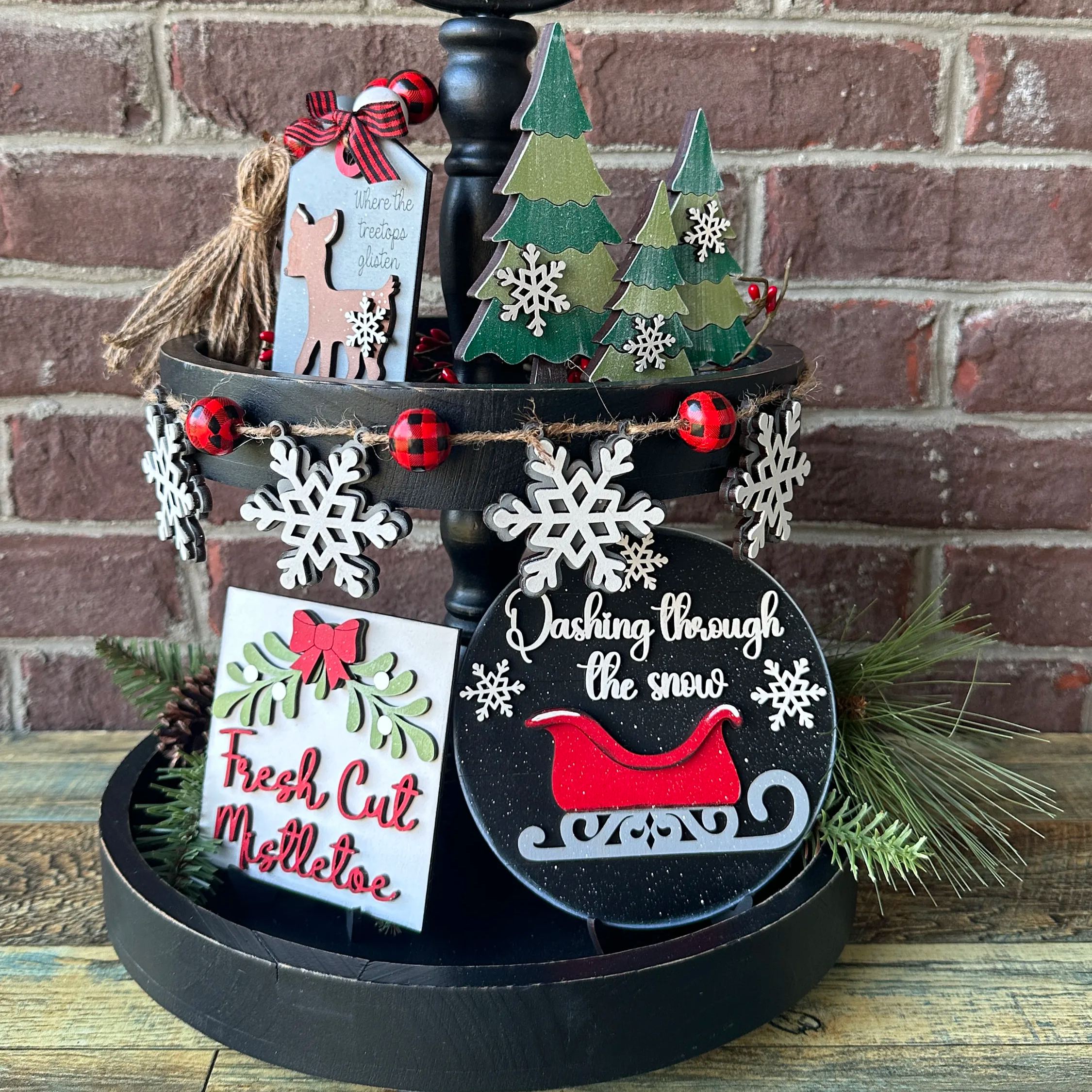 Christmas Tiered Tray Bundle Set