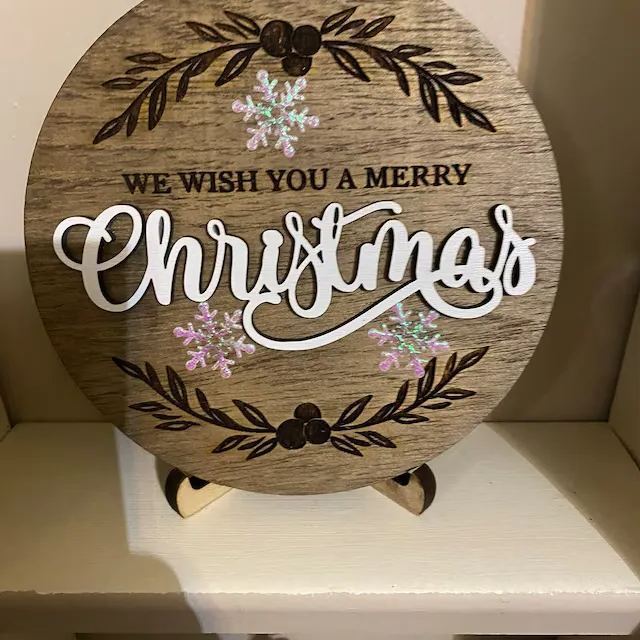 Nativity Christmas Tiered Tray Decor