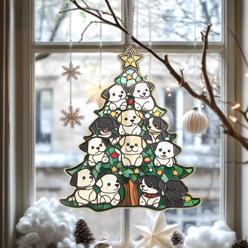 🎄Christmas Tree Suncatcher Ornament