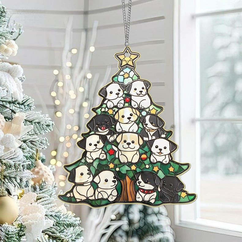 🎄Christmas Tree Suncatcher Ornament