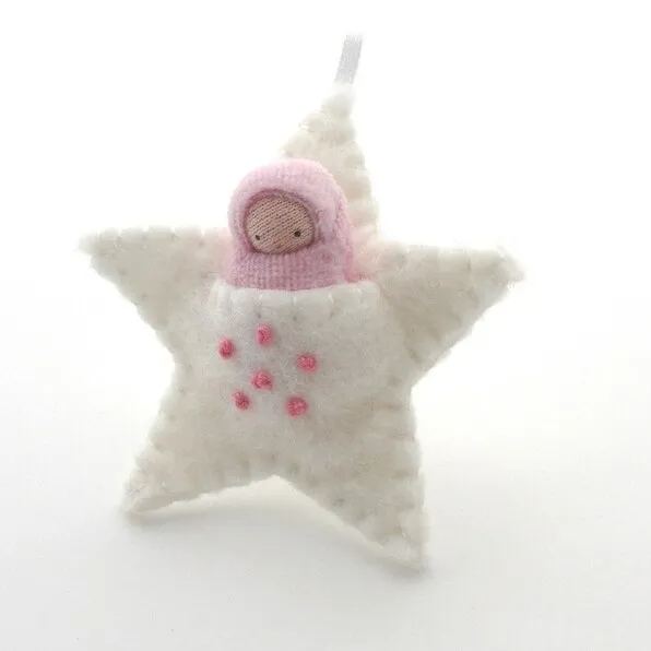 Star Pocket Doll Ornament
