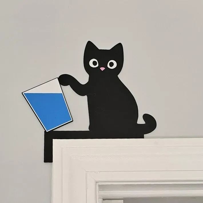 😹Naughty Cat Door Frame Ornaments