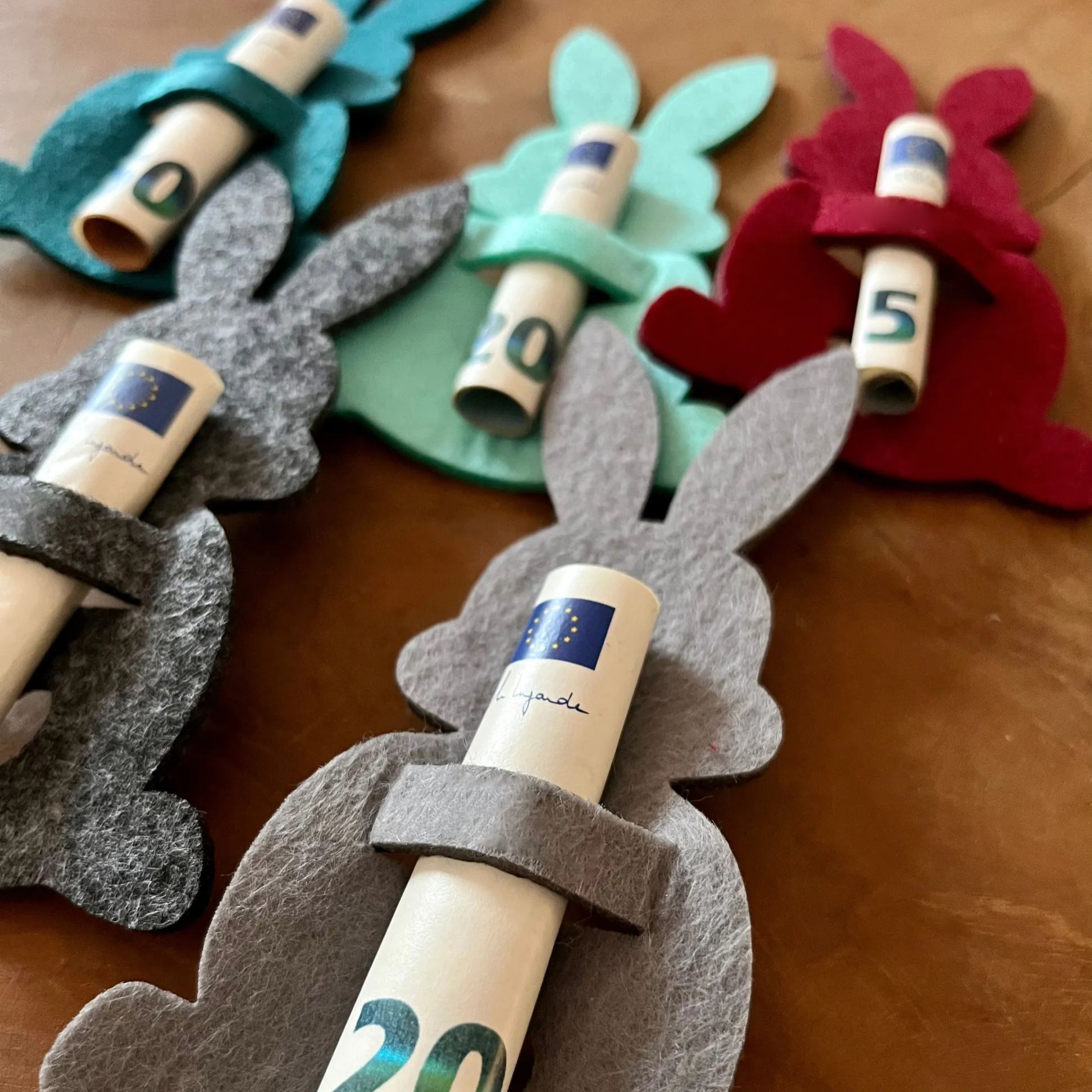 Easter Bunny Money Holder Gift