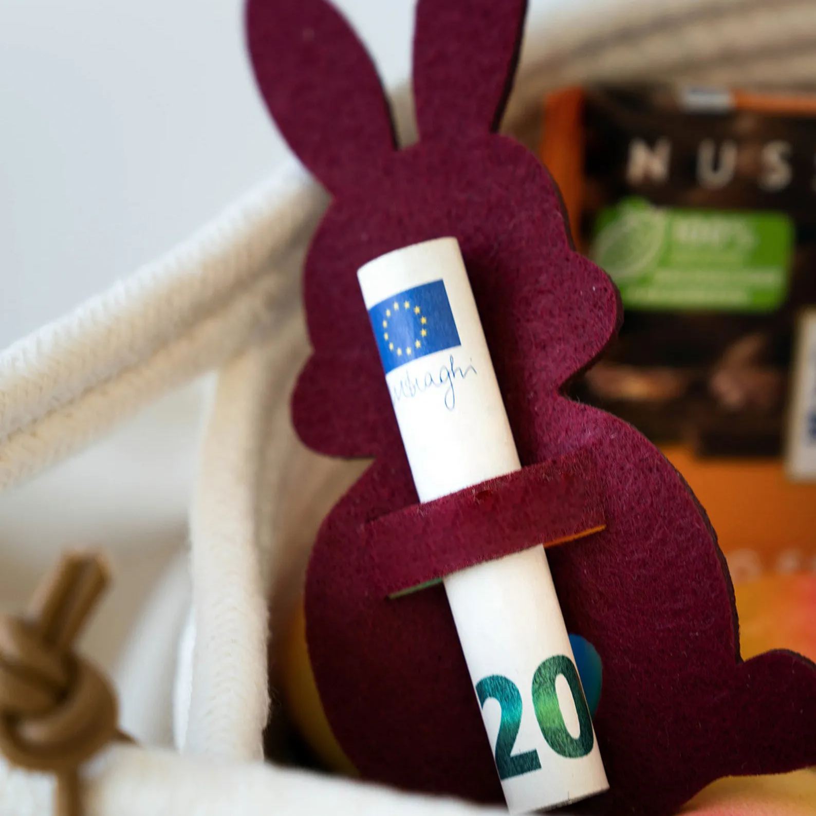 Easter Bunny Money Holder Gift