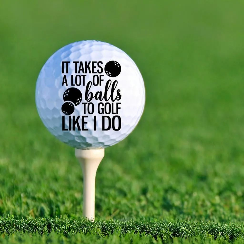 🤣⛳Funny Golf Balls