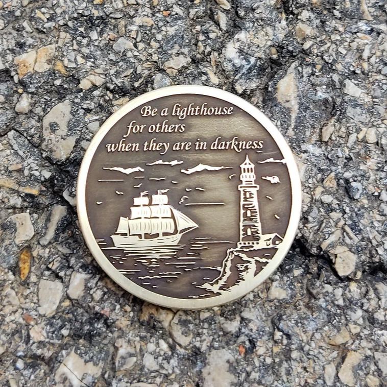 Guiding Light Compass Coin