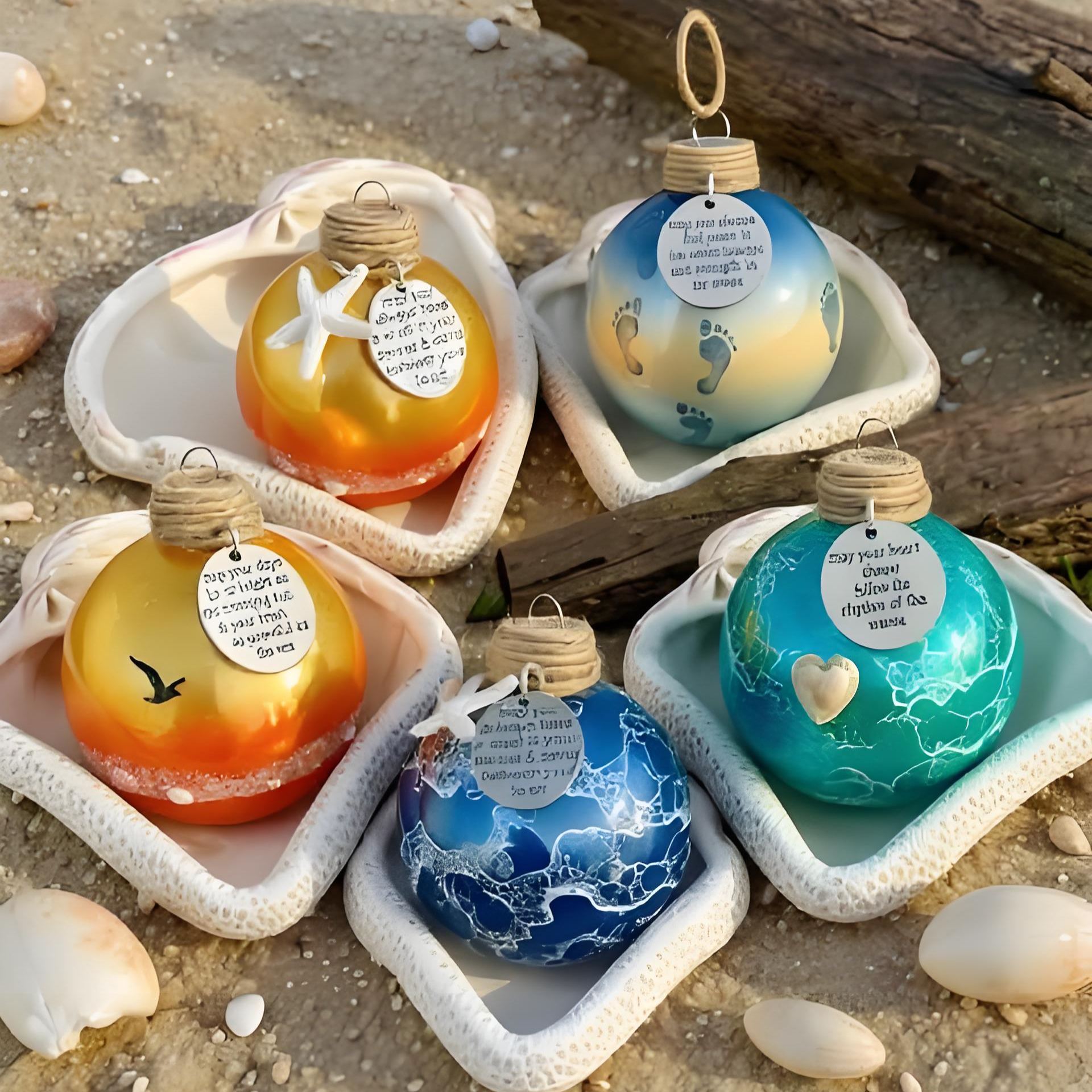🌊Coastal Serenity Collection: Ocean-Inspired Ornaments