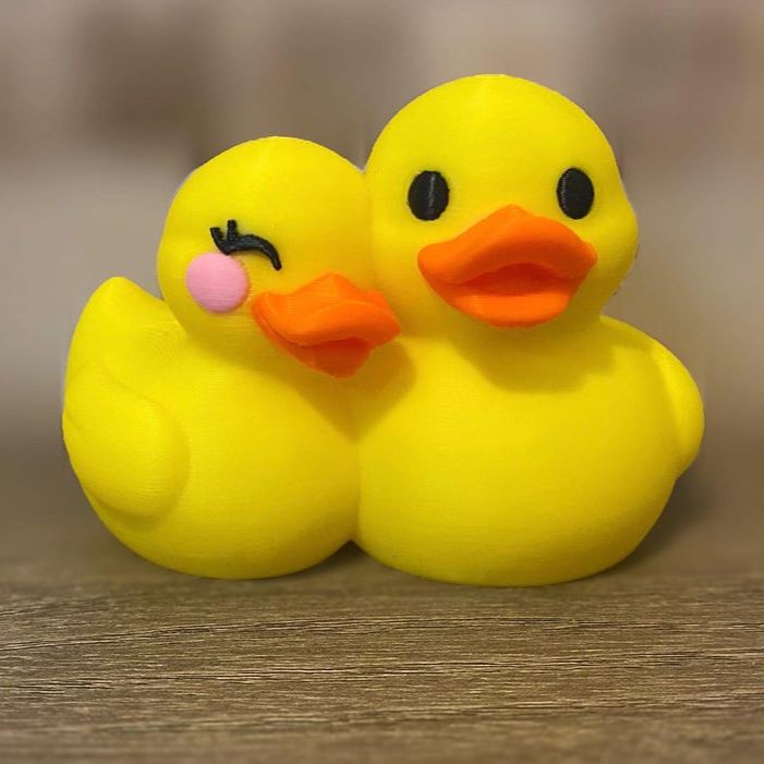 Couples Duck Figurine