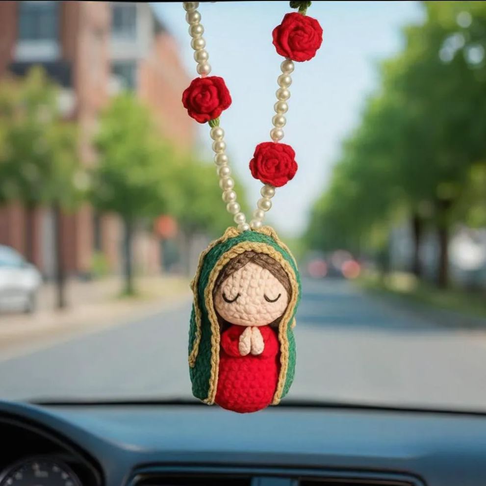 Cute Mary Statue Car Interior Decoration