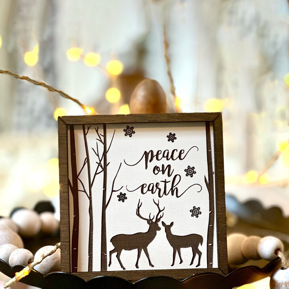 🎄Nativity Christmas Tiered Tray Decor