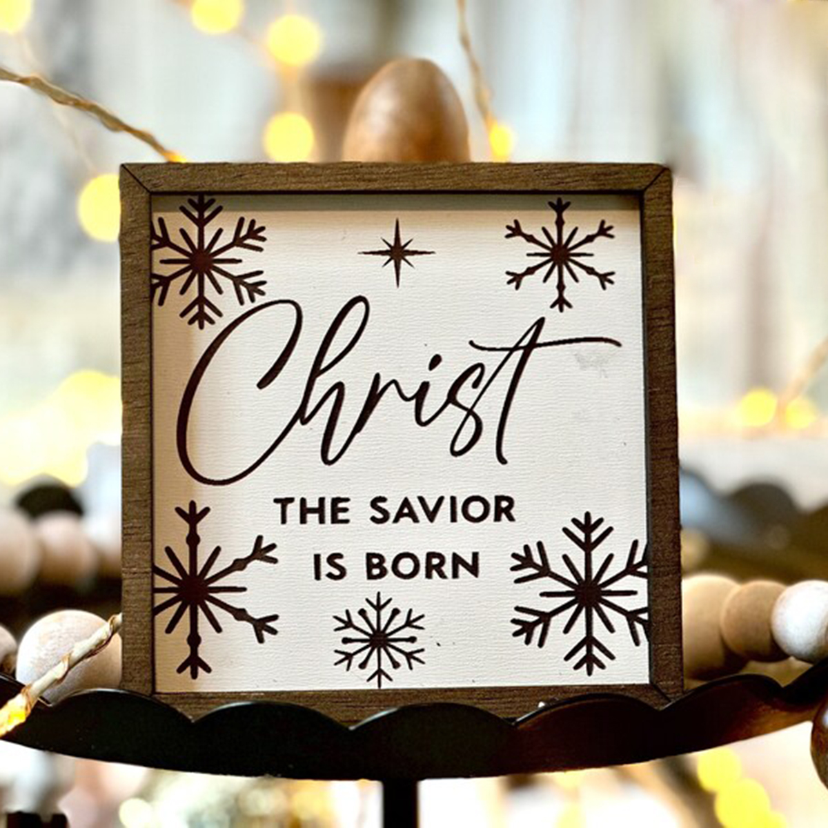 🎄Nativity Christmas Tiered Tray Decor