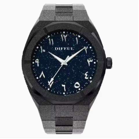 New waterproof steel bracelet men's watch