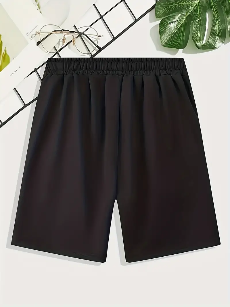 Men's athletic shorts - stretchable, comfortable fit with drawstring and pocket, casual wear
