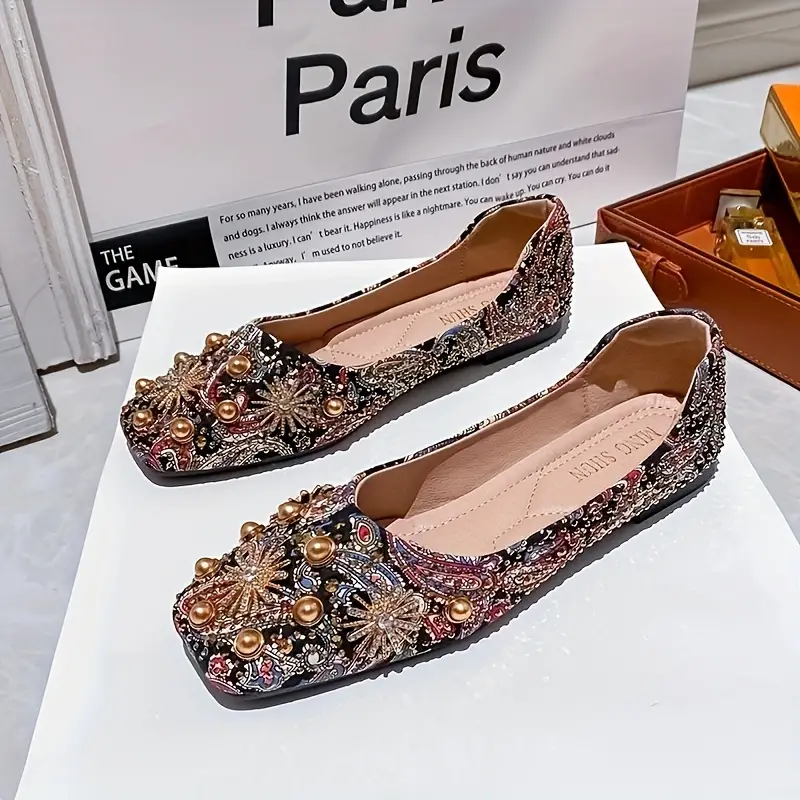 Stylish women's flats: All season fabric, wearable, comfortable, lightweight