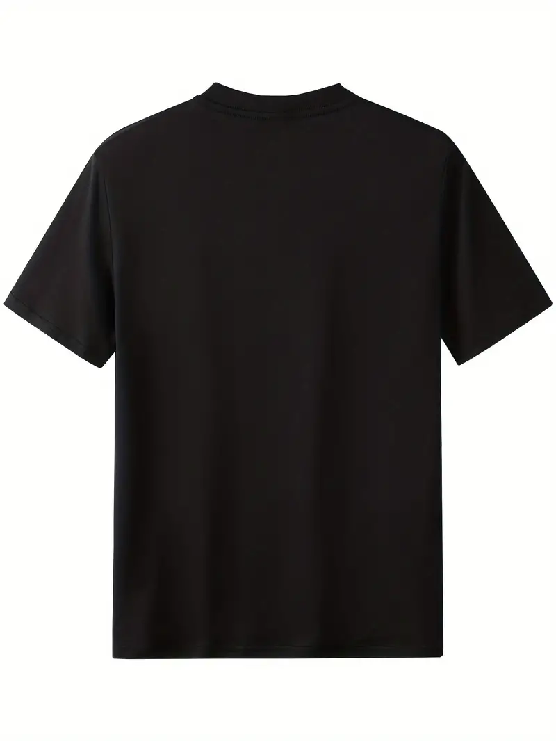 Men's fashion Sports T-shirt, casual crew neck T-shirt summer