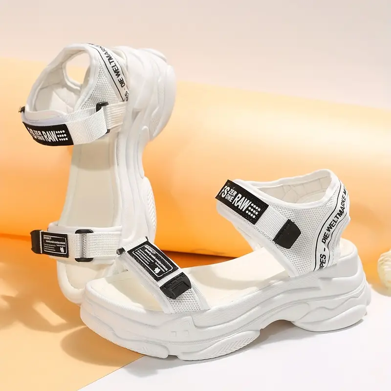 womens platform sports sandals mesh open toe chunky sandals casual outdoor sandals 4