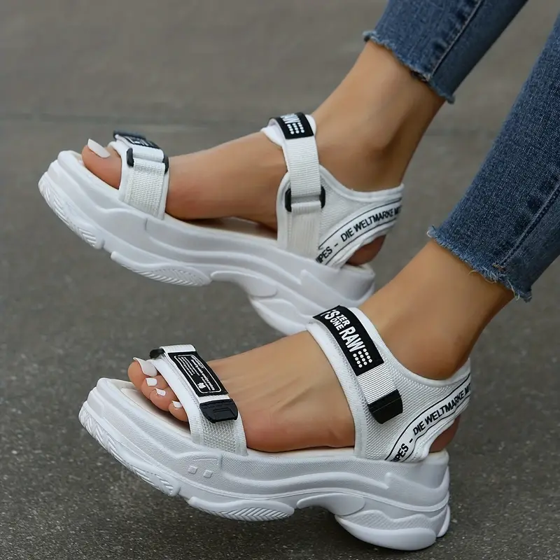 womens platform sports sandals mesh open toe chunky sandals casual outdoor sandals 3
