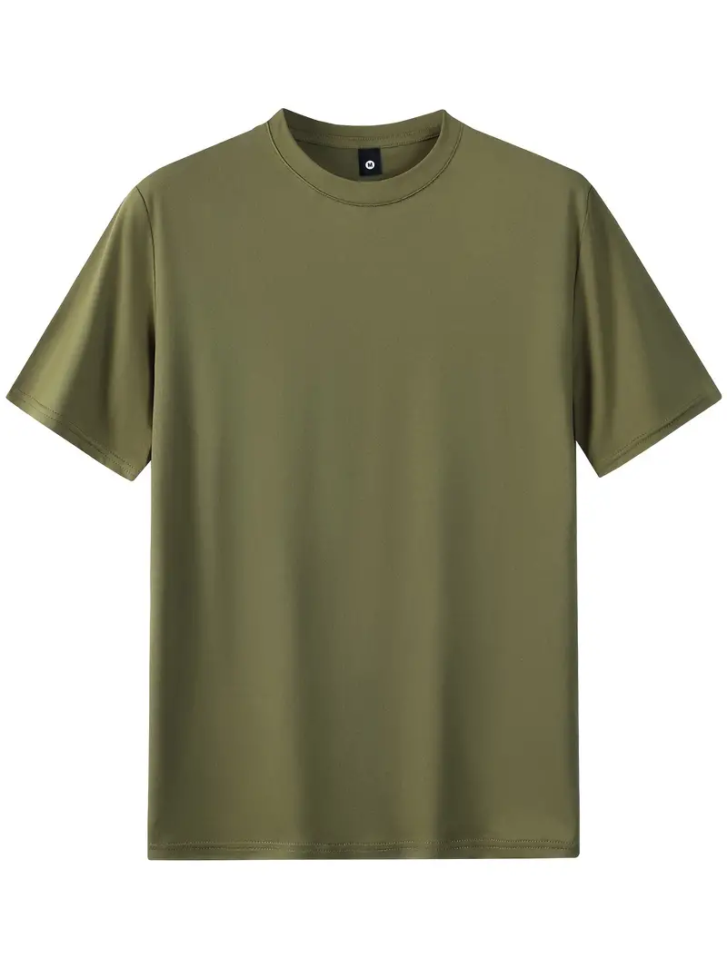 Men's fashion Sports T-shirt, casual crew neck T-shirt summer