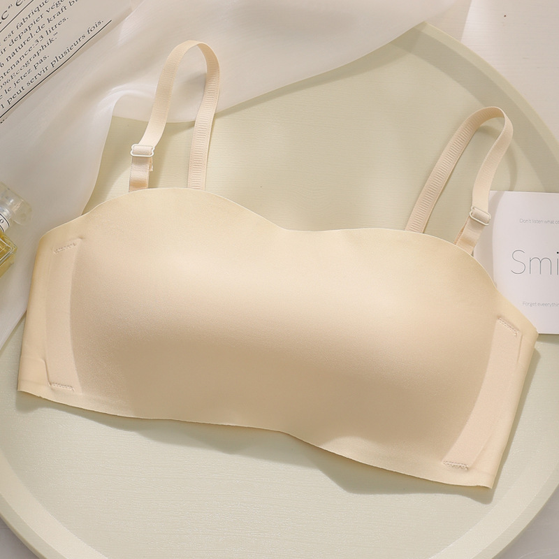 Strapless bra for women gather small chest non-slip wrap chest anti-slip bra cover without trace thin bra cover