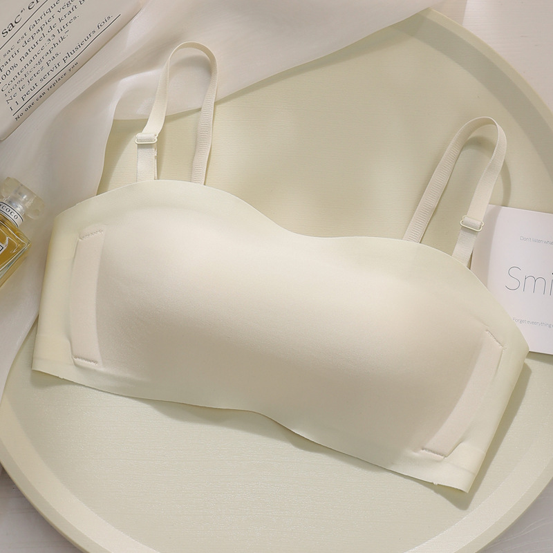 Strapless bra for women gather small chest non-slip wrap chest anti-slip bra cover without trace thin bra cover