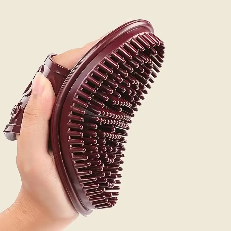 A plastic meridian massage brush for the whole body - a skin-friendly scraping tool that soothes muscles and promotes circulation