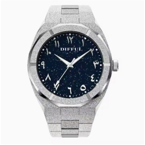 New waterproof steel bracelet men's watch