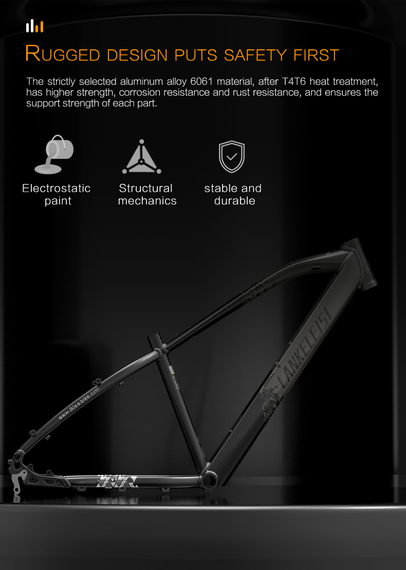 26 Inch Dual Motor Electric Bike, 48V 20Ah Battery,Front & Rear Hydraulic Brakes,Hydraulic Suspension Front Fork