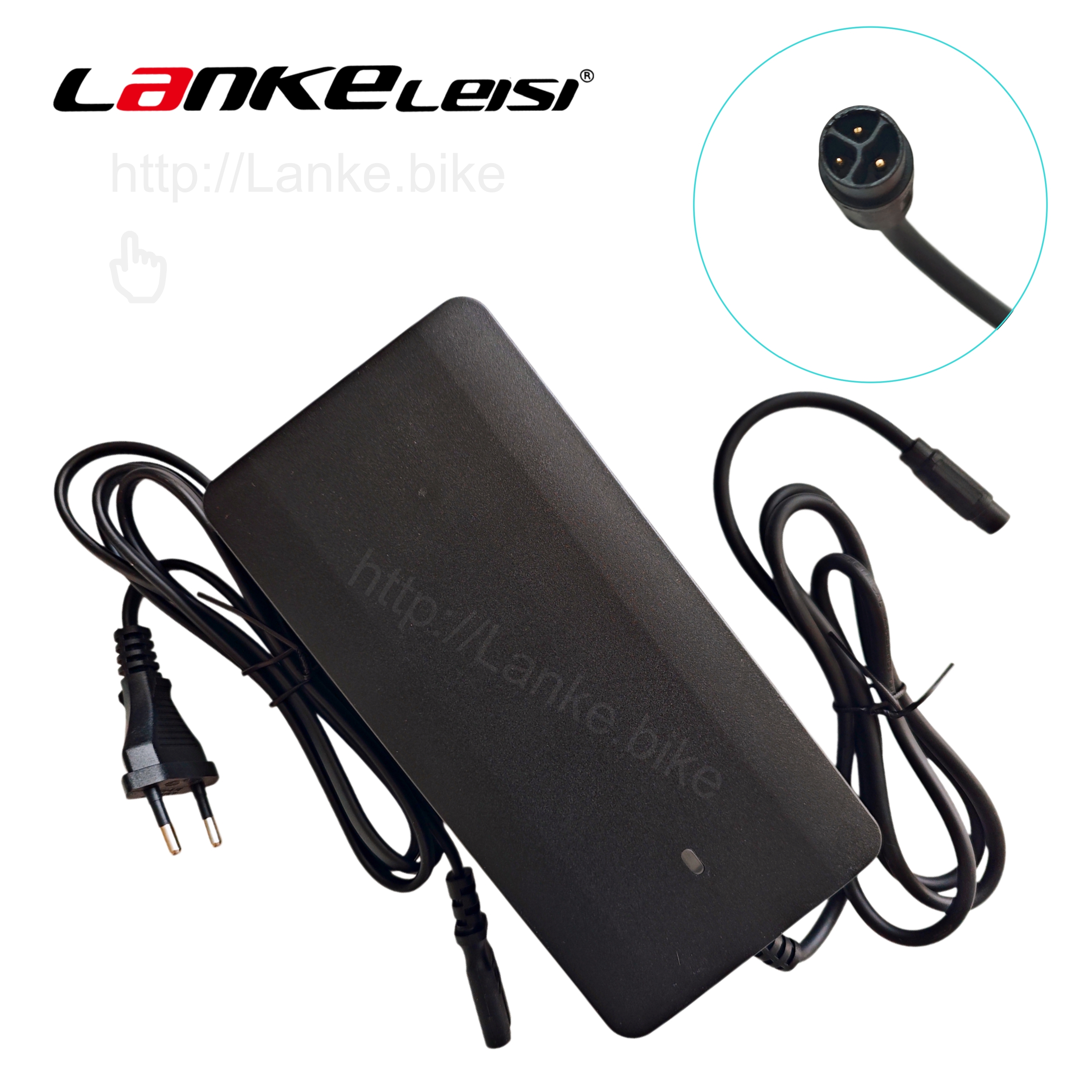 LANKELEISI X3000 MAX Replacement Battery Charger (54.6V 3.0A, 3-Pin)