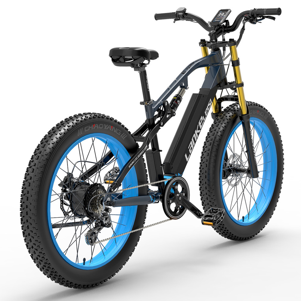 RV700 1000W 48V 16Ah Powerful Electric Bicycle 26 Inch Beach Bike Mountain Bike Upgraded Oil Spring Downhill Fork Dual Suspension