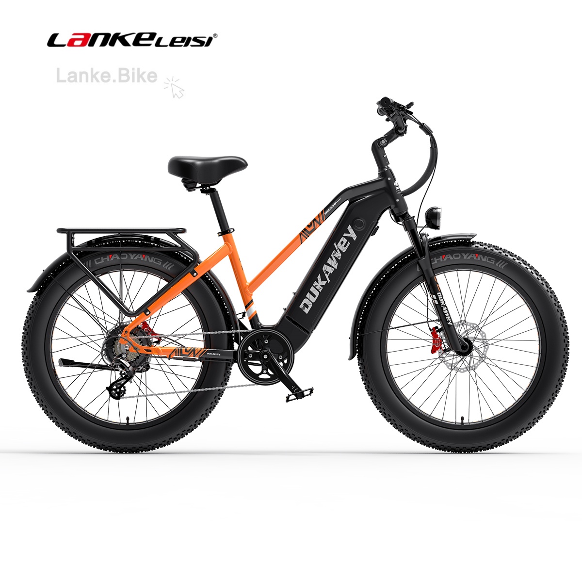 Dukawey DM530 Plus 1000W Electric Fat Tire Mountain Bike - 26" eMTB with 52V 20Ah Samsung Battery