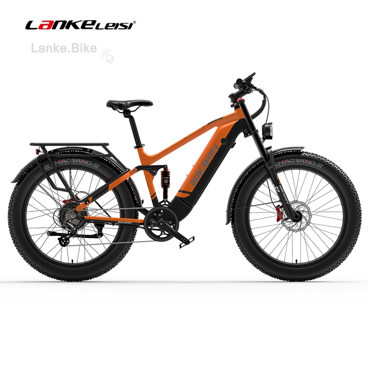 DUKAWEY Silvertip8 1000W Fat Tire Electric Mountain Bike – 52V System | 26" All-Terrain E-Bike
