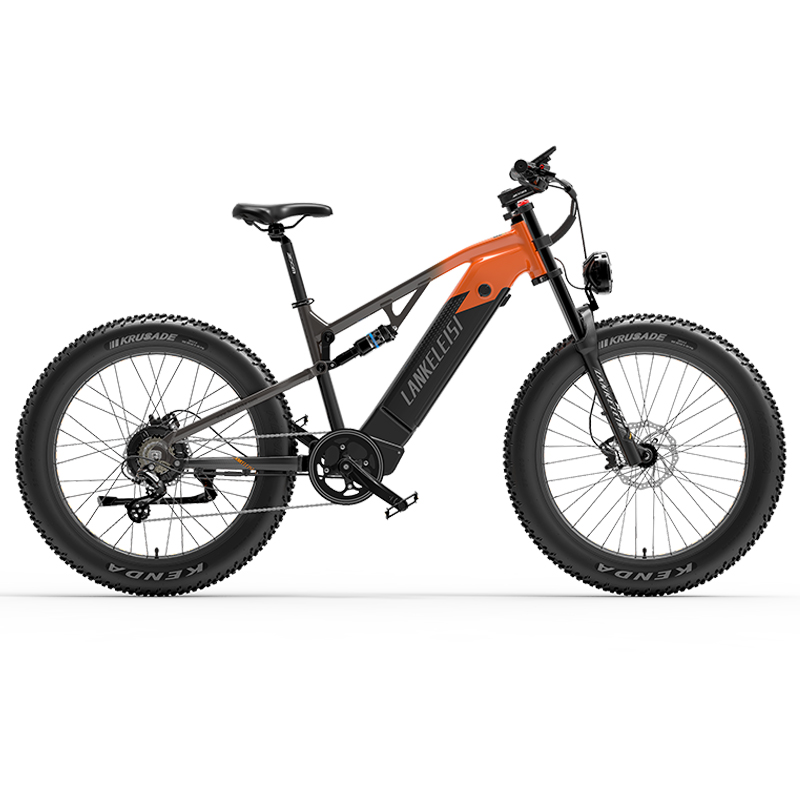 Lankeleisi RV800 Plus 26 Inch Fat Tire Electric Bike, Adopt Bafang Motor and 48V 20Ah Samsung Battery,Front & Rear Hydraulic Brakes,Hydraulic Suspension Front Fork