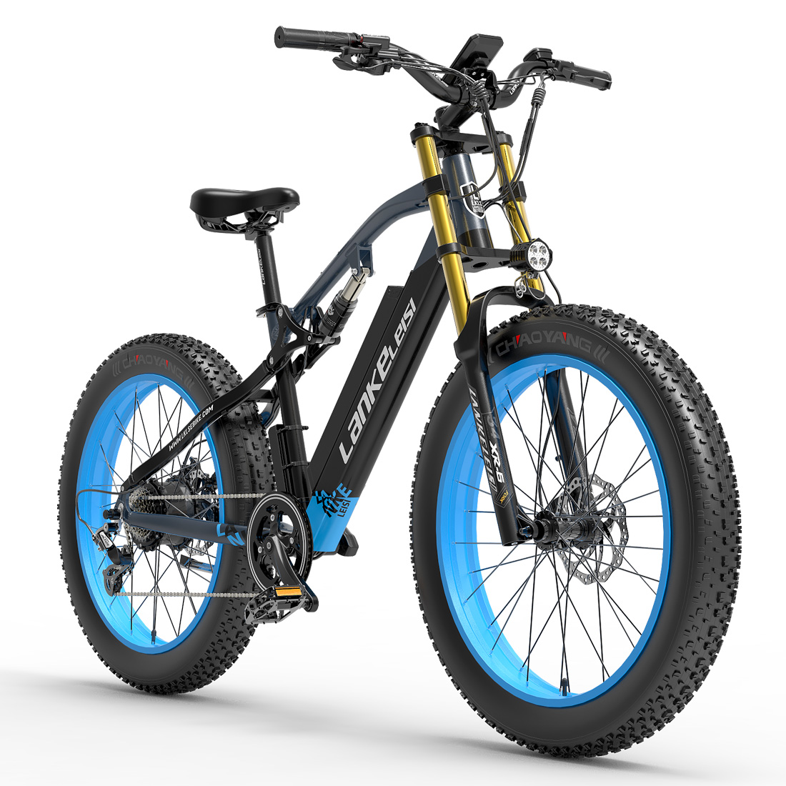 RV700 1000W 48V 16Ah Powerful Electric Bicycle 26 Inch Beach Bike Mountain Bike Upgraded Oil Spring Downhill Fork Dual Suspension