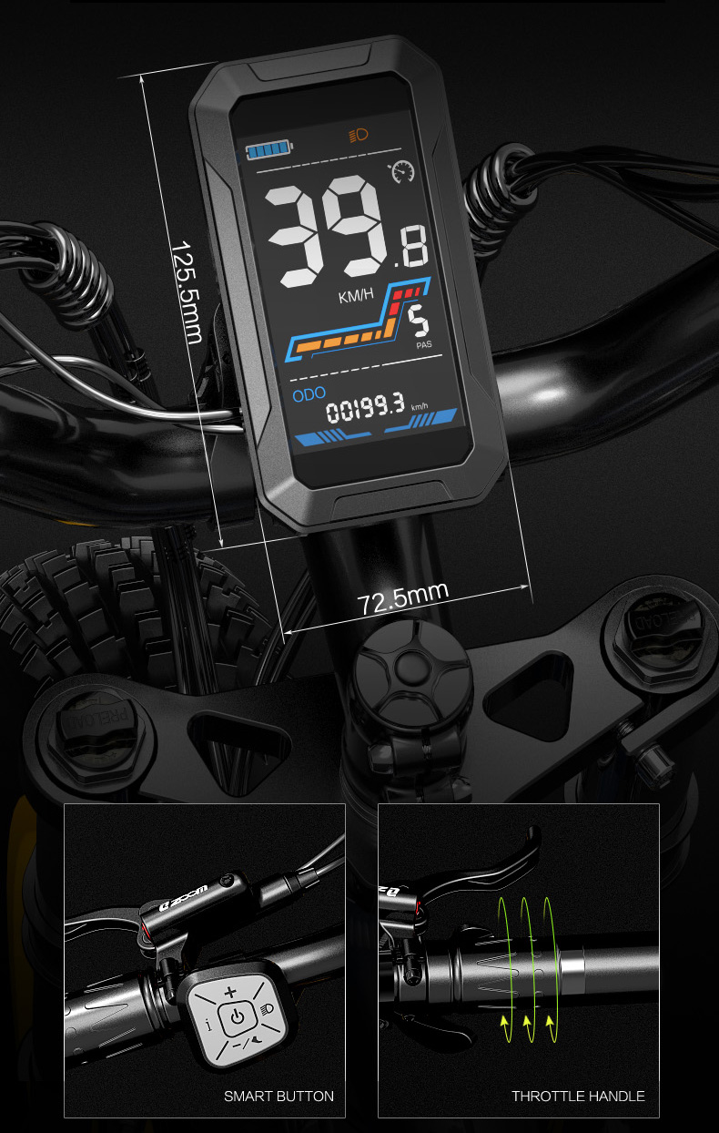 RV700 1000W 48V 16Ah Powerful Electric Bicycle 26 Inch Beach Bike Mountain Bike Upgraded Oil Spring Downhill Fork Dual Suspension