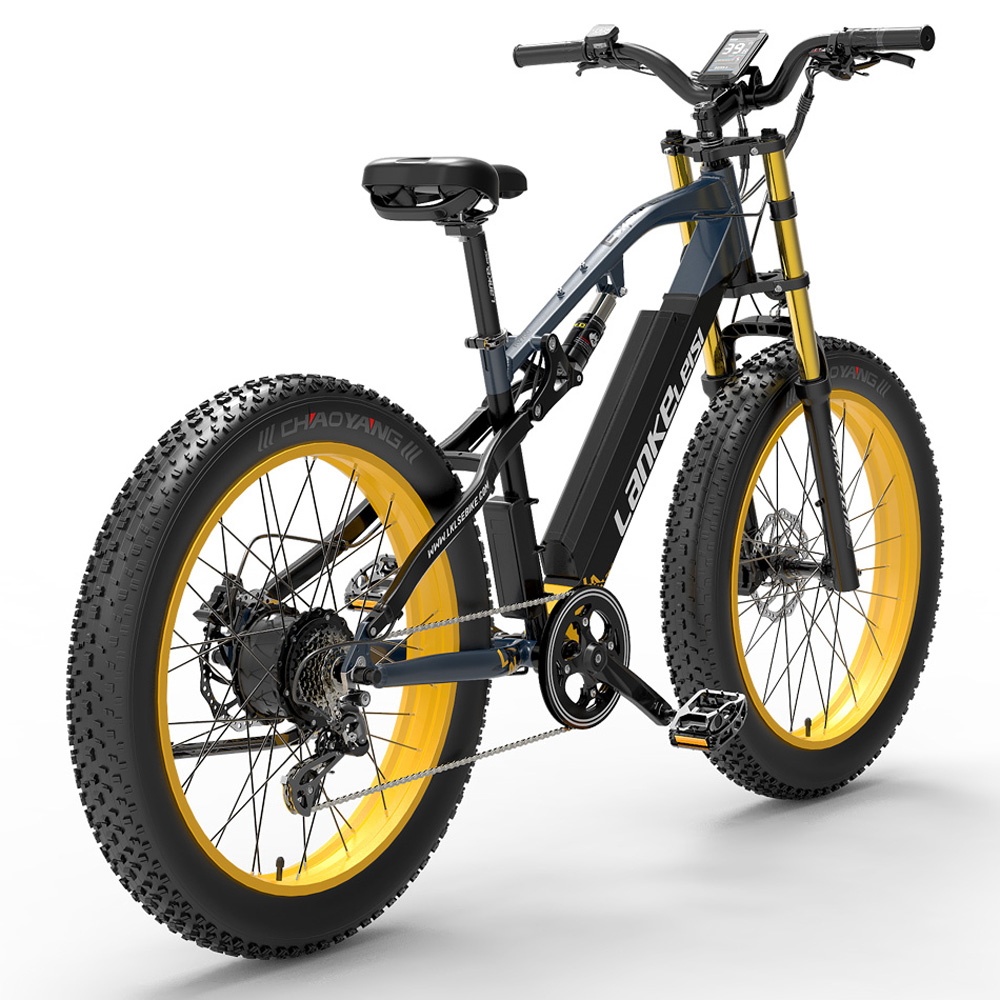 RV700 1000W 48V 16Ah Powerful Electric Bicycle 26 Inch Beach Bike Mountain Bike Upgraded Oil Spring Downhill Fork Dual Suspension