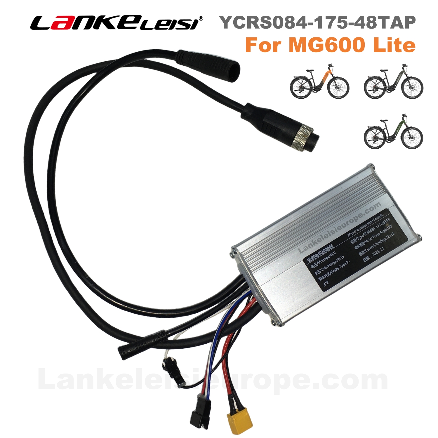Original Controller for Lankeleisi MG600 Lite Electric Bike ( YCRS084-175-48TAP )