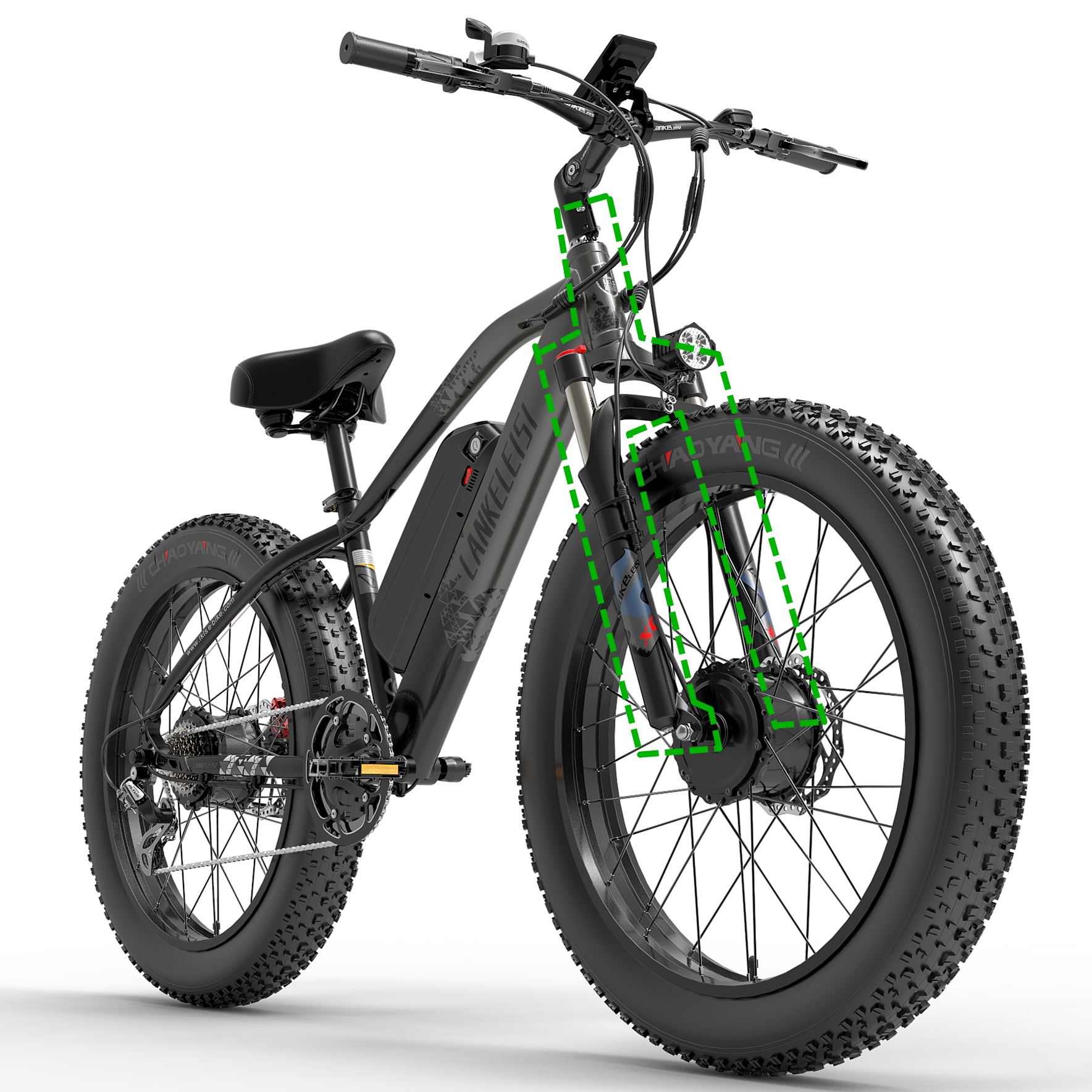Front Fork Special for Lankeleisi MG740 Plus 26 Inch Dual Motor Electric Bike