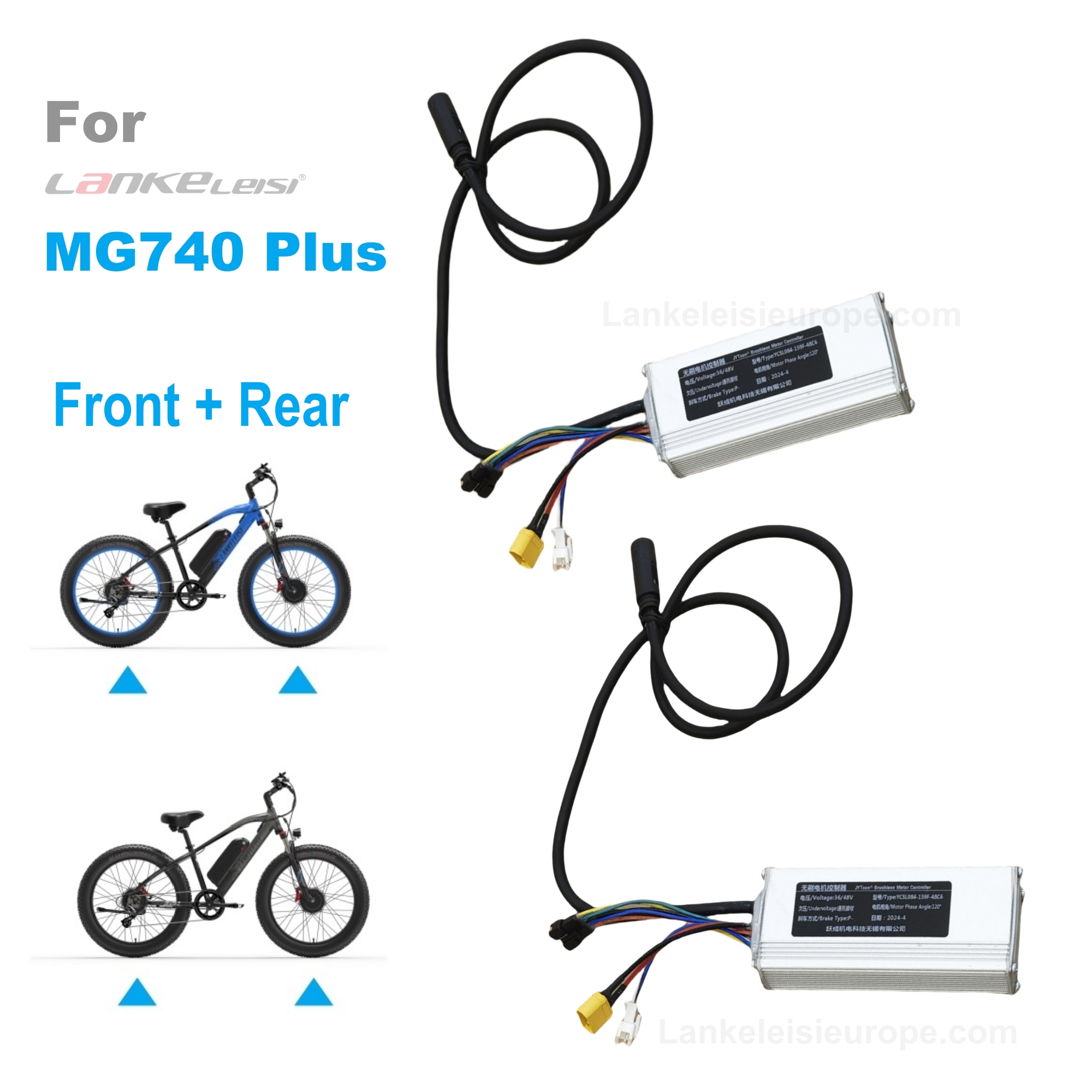 Original Controller for Lankeleisi MG740 Plus Electric Bike ( YCSL084-159Z-48TC6 / YCSL084-159F-48C6 )