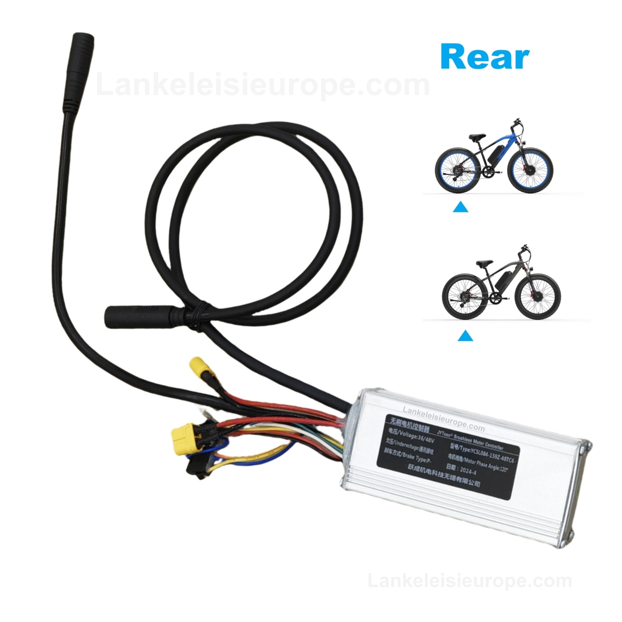 Original Controller for Lankeleisi MG740 Plus Electric Bike ( YCSL084-159Z-48TC6 / YCSL084-159F-48C6 )