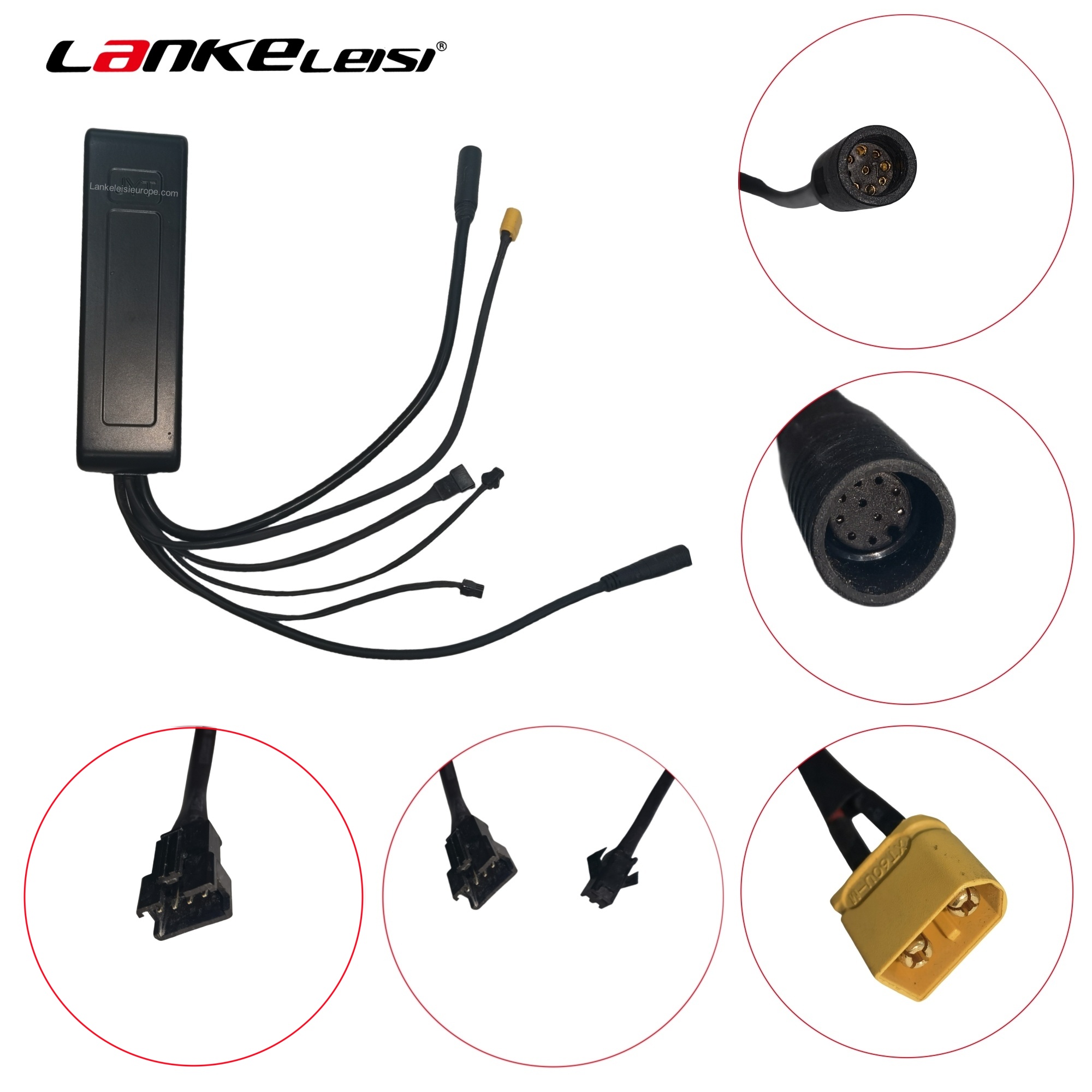 Original Controller for Lankeleisi For RV700 Explorer / XC4000 Electric Bike ( YCSY084-139-48C6 )
