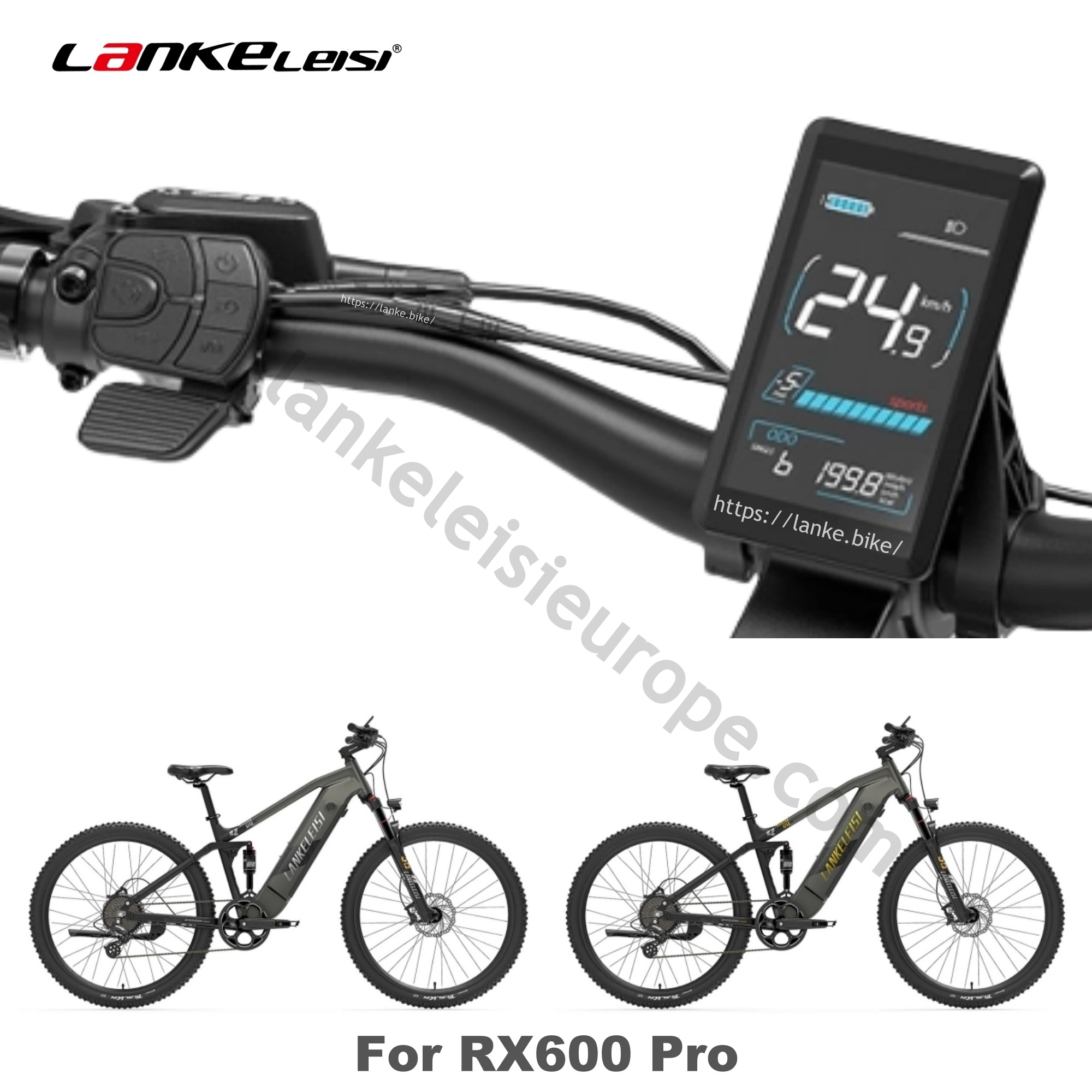 Intelligent LCD Display for Lankeleisi Electric Bicycle Ebike