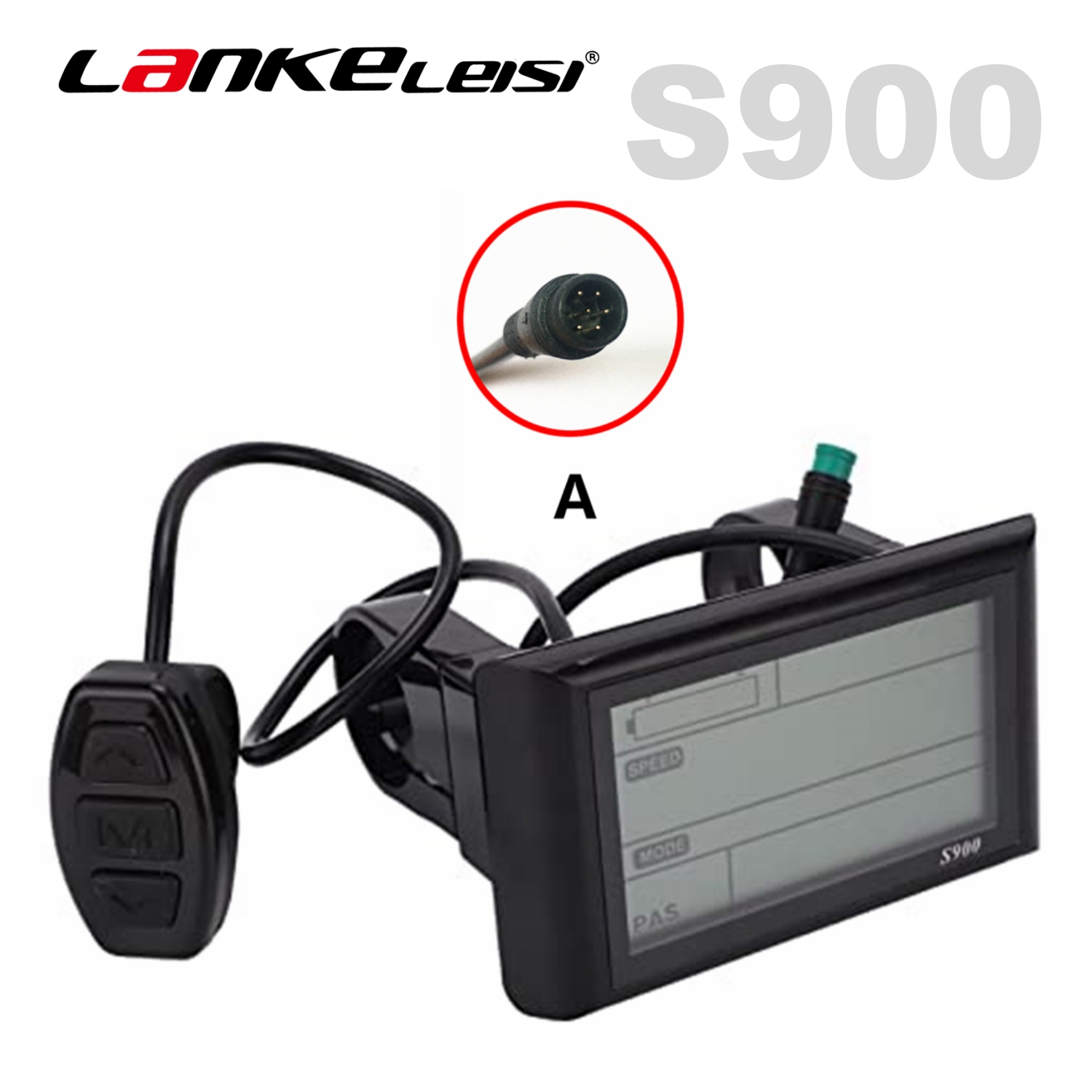 Genuine Lankeleisi Electric Bicycle Ebike LCD Display