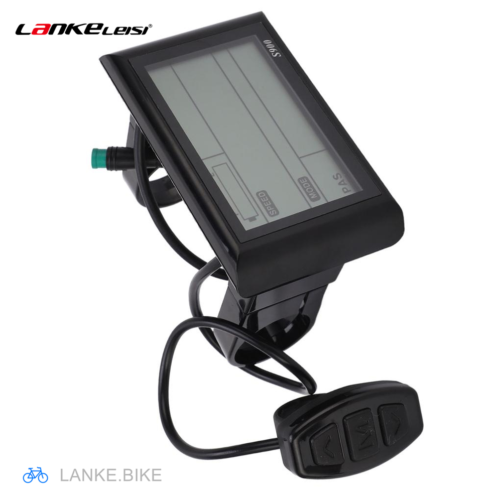 S900 Multifunctional LCD Display Bike Computer Odometer for Lankeleisi Electric Bike